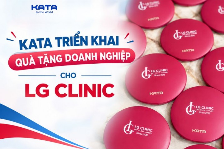 KATA triển khai quà tặng doanh nghiệp cho LG Clinic 