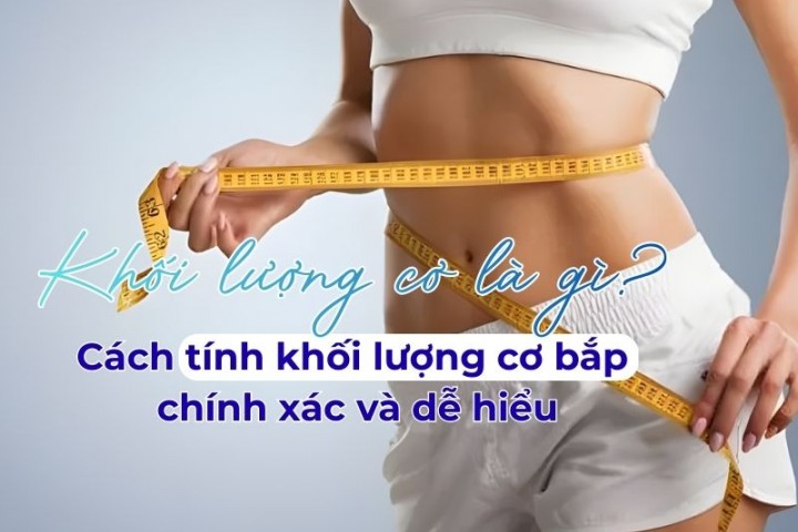 Khối lượng cơ là gì? Cách tính khối lượng cơ bắp chính xác và dễ hiểu