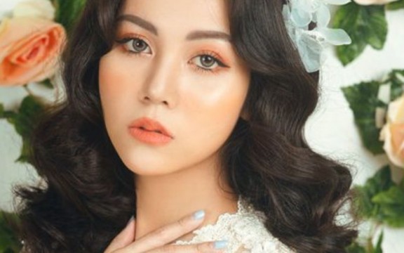 5+ kiểu makeup cô dâu tone cam - Tone makeup cô dâu mới nhất