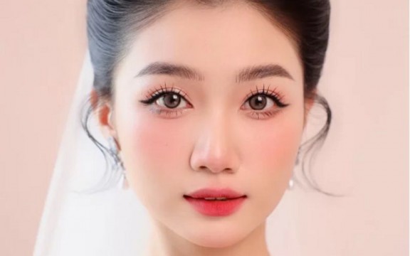  9+ Kiểu makeup cô dâu tone hồng đẹp, hot trend hiện nay