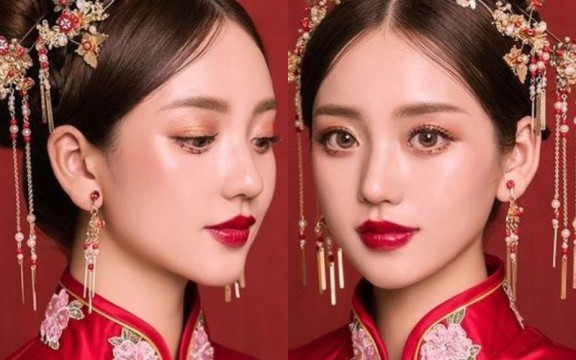 Xu hướng makeup cô dâu tone Trung Quốc đang được yêu thích 2025