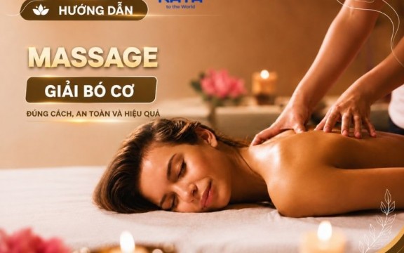Hướng dẫn massage giải bó cơ đúng cách, an toàn và hiệu quả
