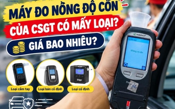 Máy đo nồng độ cồn của CSGT có mấy loại? Giá bao nhiêu