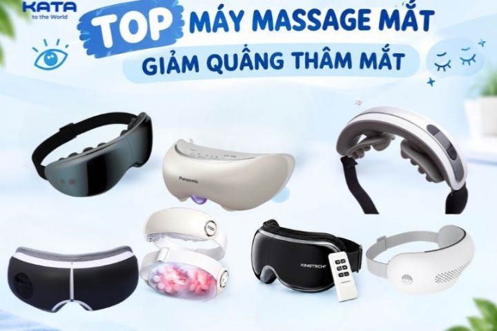 Top 7 máy massage mắt giảm quầng thâm mắt