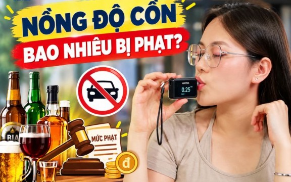 Nồng độ cồn bao nhiêu bị phạt? Quy định và mức phạt cụ thể