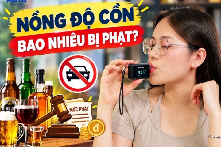 Nồng độ cồn bao nhiêu bị phạt? Quy định và mức phạt cụ thể