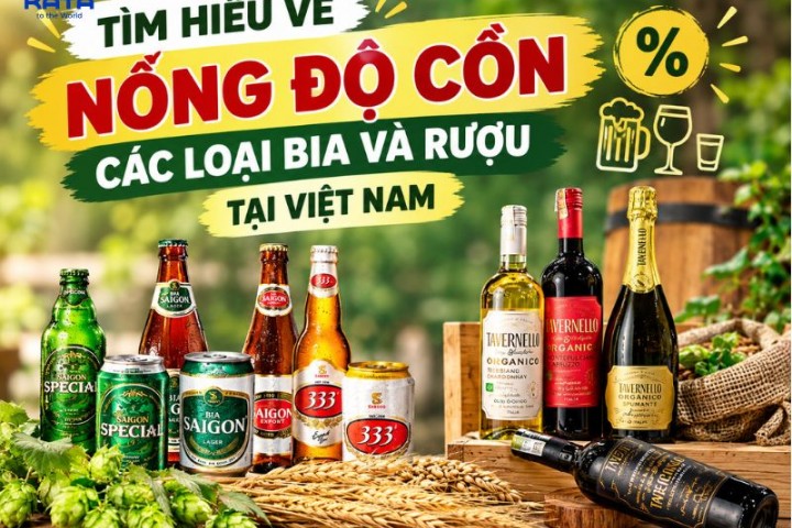 Tìm hiểu về nồng độ cồn các loại bia và rượu tại Việt Nam