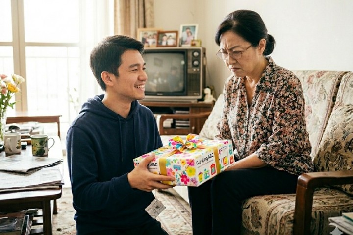 Quà tặng 8/3 cho mẹ: Cách quý tử chọn combo độc lạ để mẹ khỏi chê phí tiền