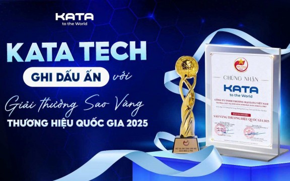 KATA Tech ghi dấu ấn với giải thưởng Sao Vàng Thương Hiệu Quốc Gia 2025
