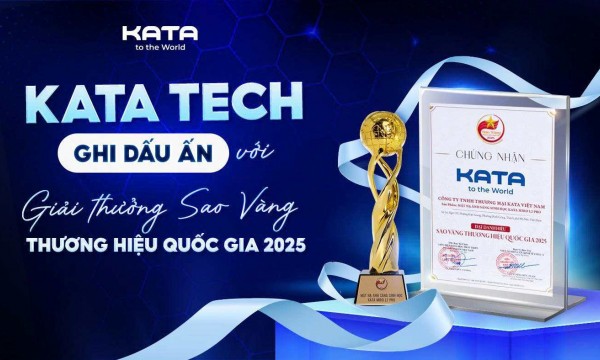 KATA Tech ghi dấu ấn với giải thưởng Sao Vàng Thương Hiệu Quốc Gia 2025