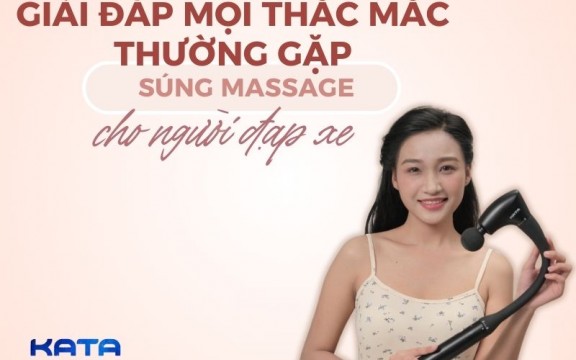 Súng massage cho người đạp xe: Giải đáp mọi thắc mắc thường gặp