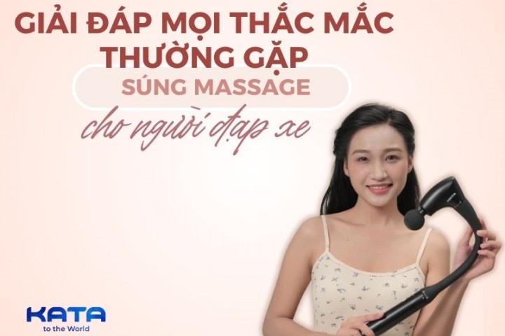 Súng massage cho người đạp xe: Giải đáp mọi thắc mắc thường gặp