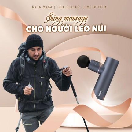 Súng massage cho người leo núi