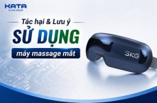 Tác hại của máy massage mắt khi sử dụng sai cách và lưu ý khi dùng