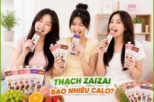 Thạch zai zai bao nhiêu calo? ăn có béo không? 