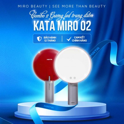 Combo 2 Gương Led Trang Điểm KATA Miro O2 