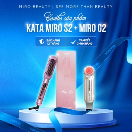 Combo Máy điện di tinh chất KATA Miro S2 và lược KATA Miro G2