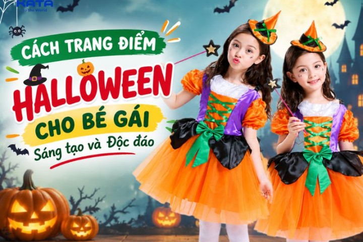 Gợi ý 10 cách trang điểm Halloween cho bé gái sáng tạo và độc đáo