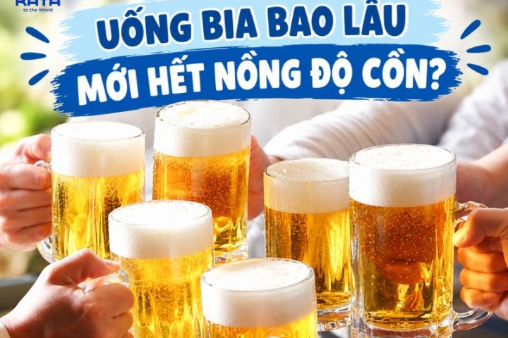 Uống 5 chai bia bao lâu mới hết nồng độ cồn? 