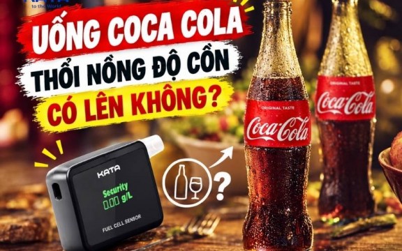 Uống coca cola thổi nồng độ cồn có lên không?