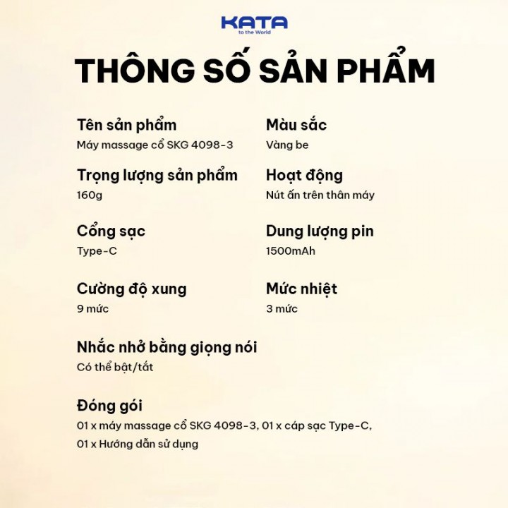 thông số kỹ thuật 