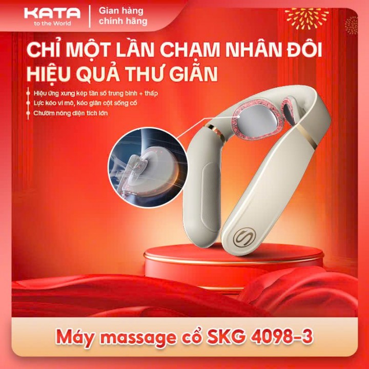 mua máy massage cổ skg 4098-3 tại KATA