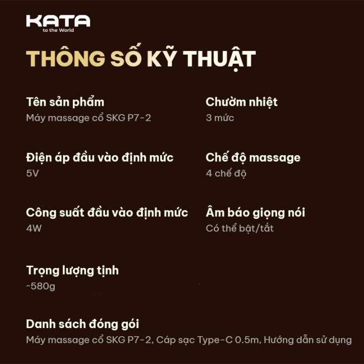 thông số kỹ thuật skg p7-2