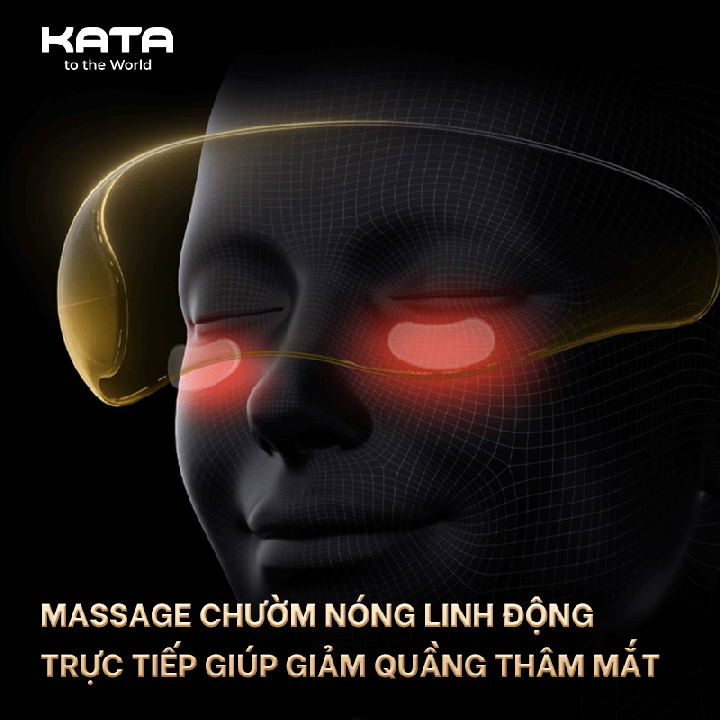 massage chườm nóng giảm sưng mắt