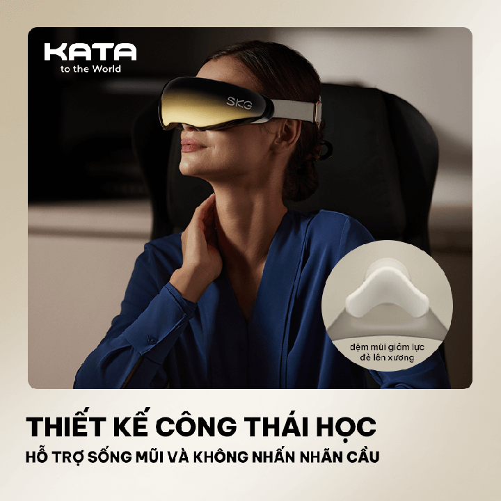 thiết kế cao cấp, không gây áp lực cho mắt 