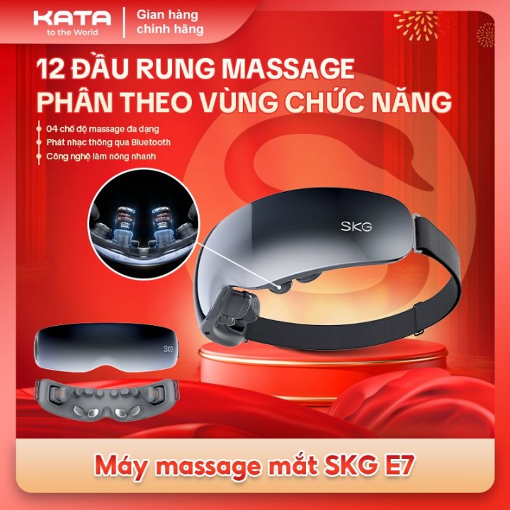 máy massage mắt skg e7 xoa bóp mắt theo vùng 