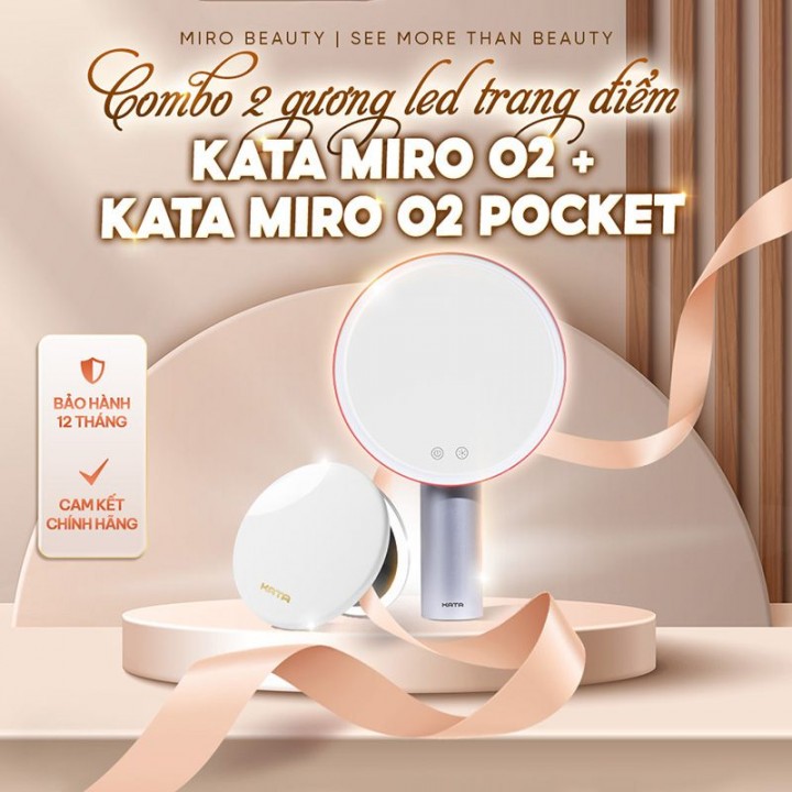 combo 2 gương led Miro O2 và Miro O2 Pocket