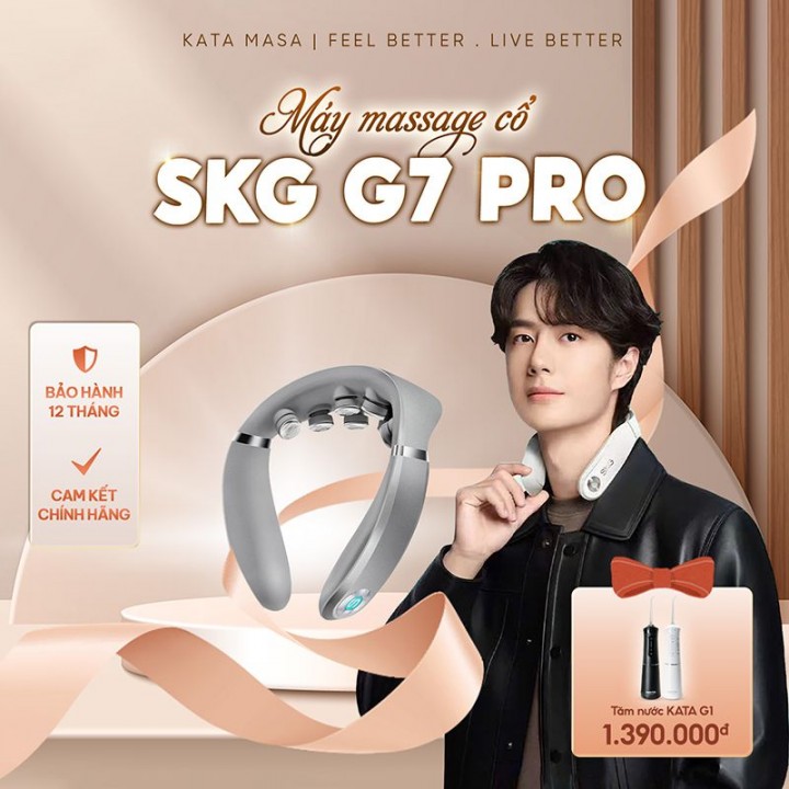 Máy massage cổ SKG G7 PRO-E chính hãng
