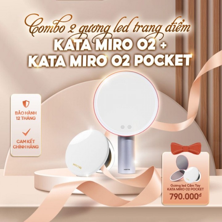 combo 2 gương led Miro O2 và Miro O2 Pocket