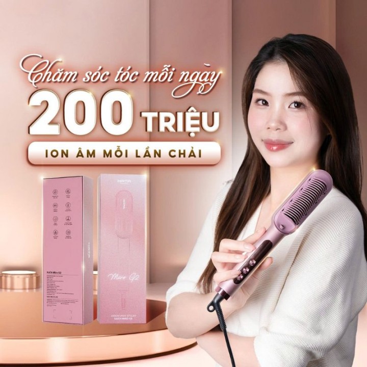Máy tạo kiểu tóc ion KATA Miro G2  trang bị công nghệ hiện đại