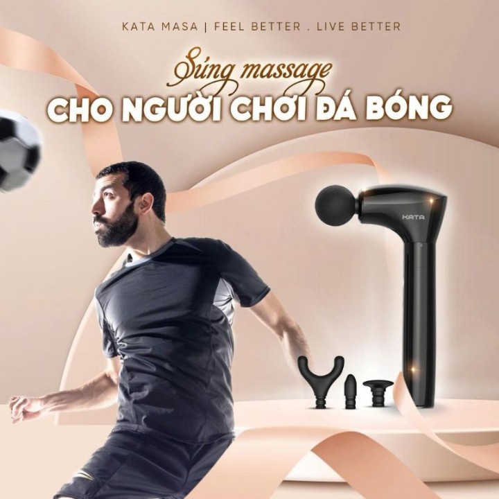 súng massage cho người chơi đá bóng