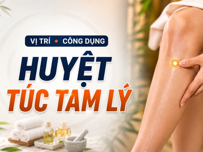 Huyệt túc tam lý: Vị trí, công dụng, cách bấm huyệt chính xác