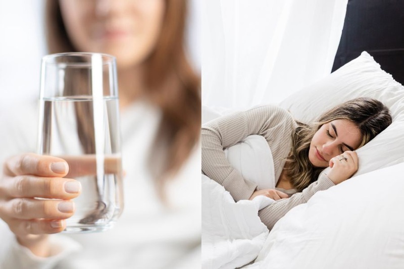 Kết hợp nghỉ ngơi và uống đủ nước sau massage