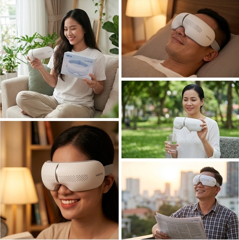 Máy massage KATA thuộc phân khúc tầm trung – cao cấp, chú trọng công nghệ và độ bền.