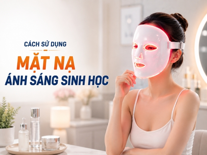 Cách sử dụng mặt nạ ánh sáng sinh học cho người mới bắt đầu