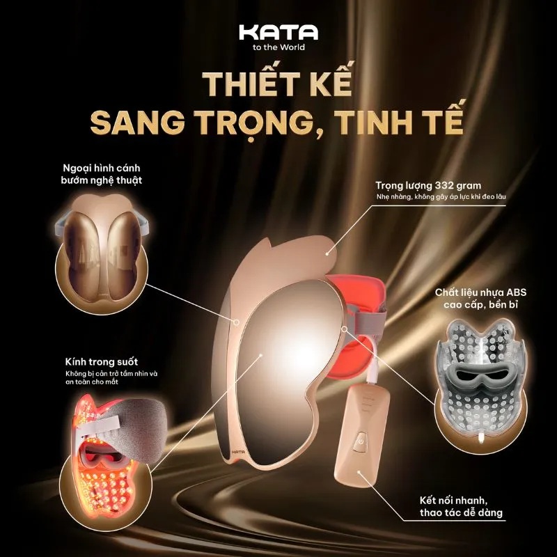 Mặt nạ ánh sáng sinh học KATA Miro L2Pro