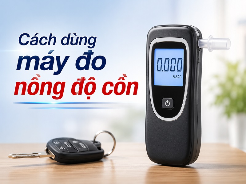 Hướng Dẫn Cách Dùng Máy Đo Nồng Độ Cồn Đúng Cách Nhất