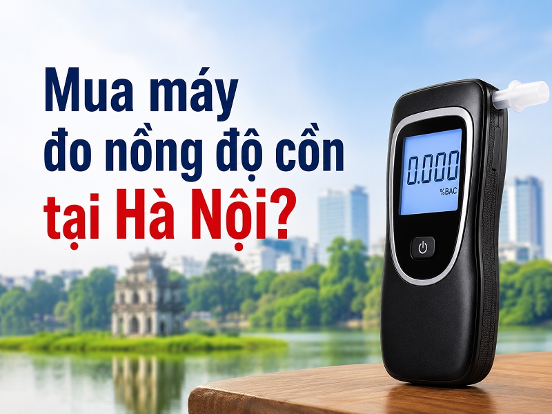 Mua máy đo nồng độ cồn ở đâu tại Hà Nội? 