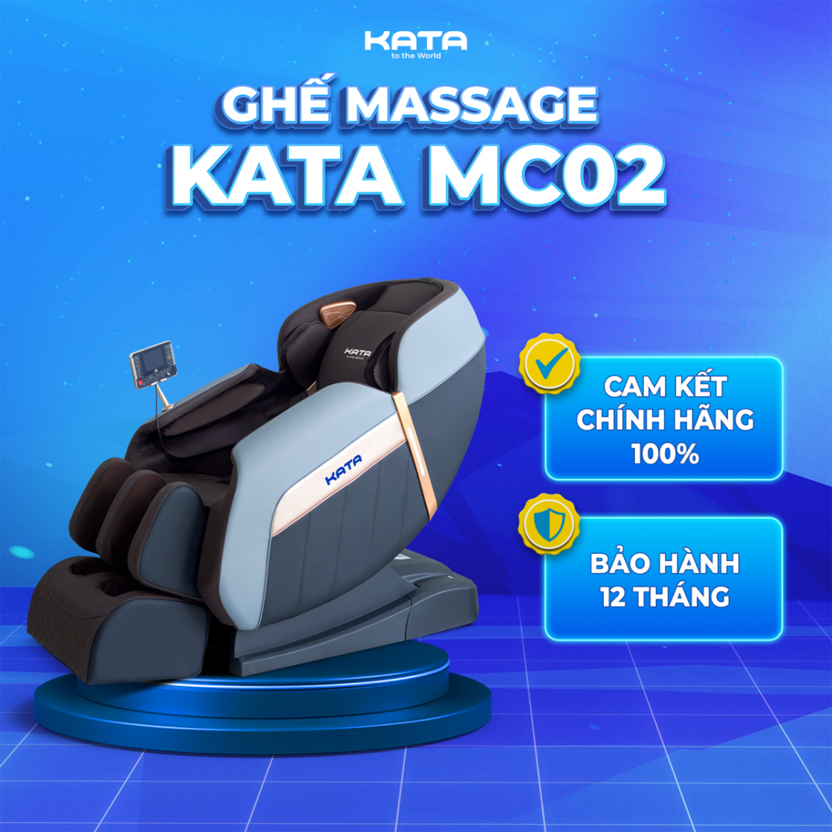 Ghế Massage KATA MC02 – Cân bằng hoàn hảo giữa trị liệu và cảm xúc