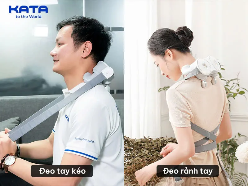 Hướng dẫn cách đeo máy massage cổ vai gáy SKG H7 