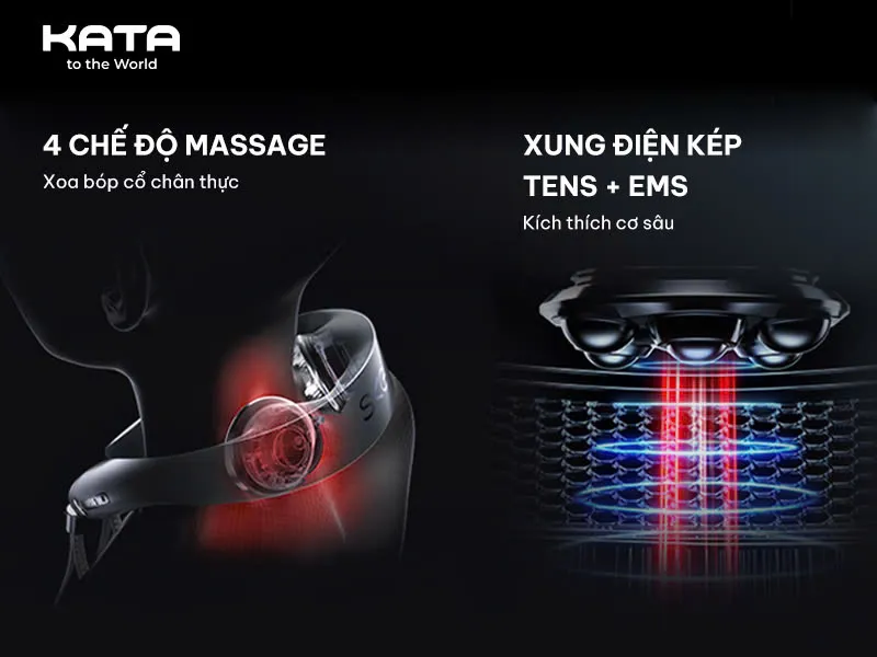 SKG P7 Pro chăm sóc cổ vai gáy toàn diện với kỹ thuật massage “3 trong 1”