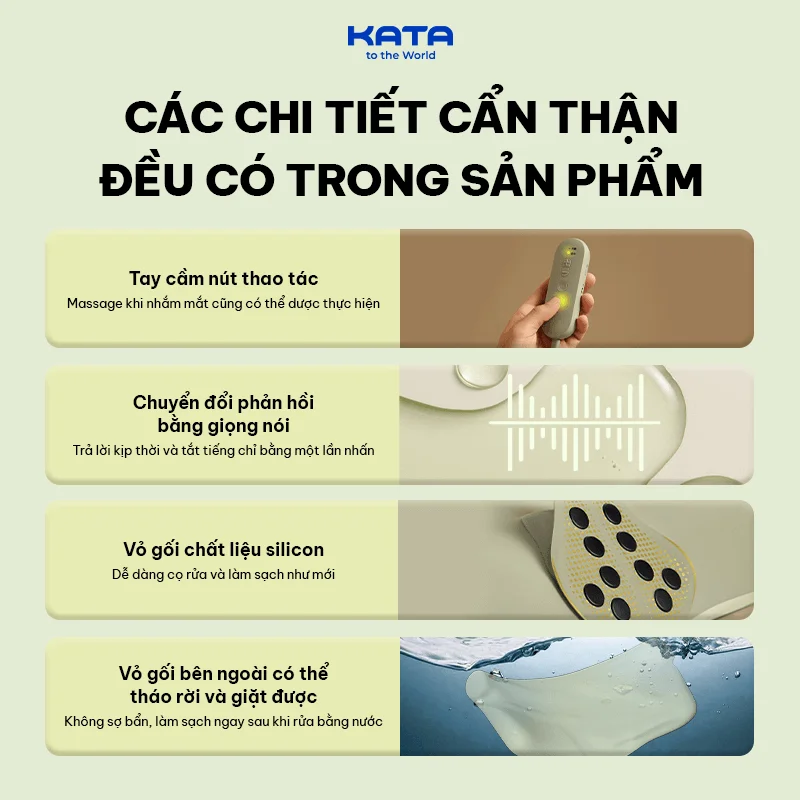 Hướng dẫn sử dụng gối massage cổ SKG P5