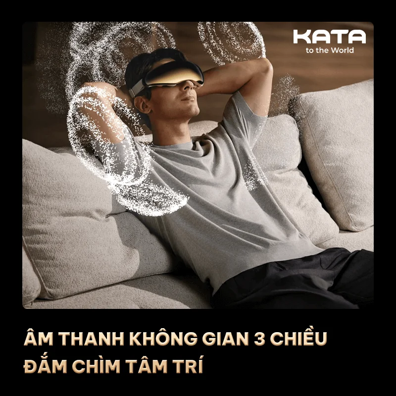 Âm thanh không gian 3 chiều máy massage mắt SKG E9