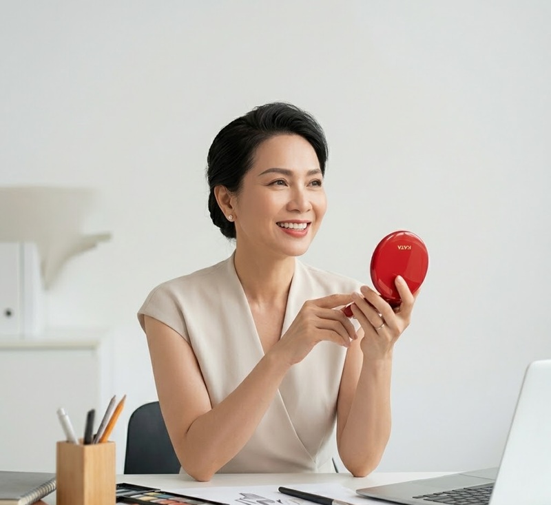 Thiết kế nhỏ gọn, dễ cầm tay giúp người dùng có thể mang theo và sử dụng nhanh trong quá trình làm việc