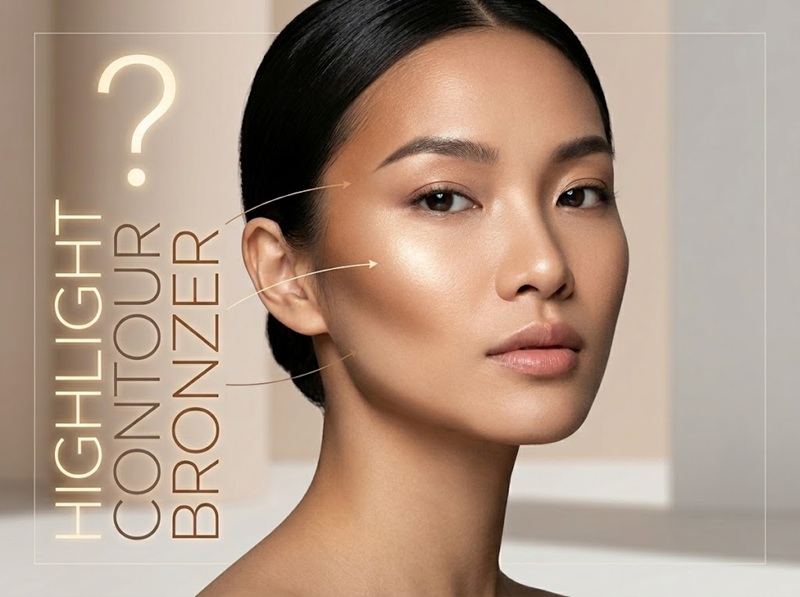 Highlight là gì? Phân biệt Highlight với vontour và bronzer trong trang điểm