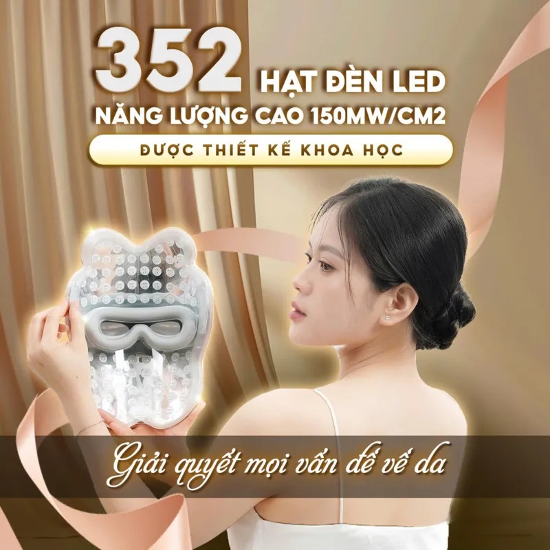 Miro L2 Pro xử lý trực tiếp các vấn đề về da nhờ công nghệ LED sinh học hiện đại gồm 352 hạt đèn